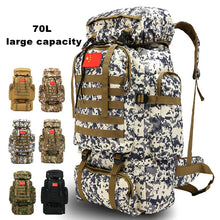 Load image into Gallery viewer, Military Tactics Backpack Waterproof 70L Large Capacity Men Backpack