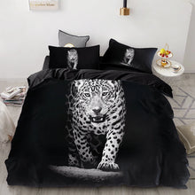 Load image into Gallery viewer, 3PCS Wolf Tiger Lion Animal Pattern Bedding Set