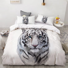 Load image into Gallery viewer, 3PCS Wolf Tiger Lion Animal Pattern Bedding Set