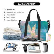 Load image into Gallery viewer, Custom Tinker Bell Stitch Wallpaper Tote Bag Women Large Capacity Beach Gym Travel Bags