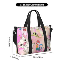 Load image into Gallery viewer, Custom Moana Tote Bag for Women Big Capacity Beach Gym Travel Bags