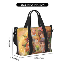 Load image into Gallery viewer, Custom Tinker Bell Stitch Wallpaper Tote Bag Women Large Capacity Beach Gym Travel Bags