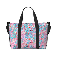 Load image into Gallery viewer, Custom Large SLilo And Stitch Cartoon Tote Bag Women Anime Shopping Shoulder Beach Gym Travel Bag