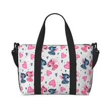 Load image into Gallery viewer, Custom Large SLilo And Stitch Cartoon Tote Bag Women Anime Shopping Shoulder Beach Gym Travel Bag