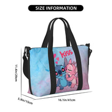 Load image into Gallery viewer, Custom Large SLilo And Stitch Cartoon Tote Bag Women Anime Shopping Shoulder Beach Gym Travel Bag