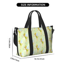 Load image into Gallery viewer, Custom Tinker Bell Stitch Wallpaper Tote Bag Women Large Capacity Beach Gym Travel Bags