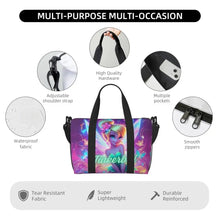 Load image into Gallery viewer, Custom Tinker Bell Stitch Wallpaper Tote Bag Women Large Capacity Beach Gym Travel Bags