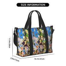 Load image into Gallery viewer, Custom Tinker Bell Stitch Wallpaper Tote Bag Women Large Capacity Beach Gym Travel Bags