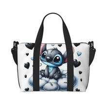 Load image into Gallery viewer, Custom Large SLilo And Stitch Cartoon Tote Bag Women Anime Shopping Shoulder Beach Gym Travel Bag