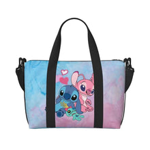 Load image into Gallery viewer, Custom Large SLilo And Stitch Cartoon Tote Bag Women Anime Shopping Shoulder Beach Gym Travel Bag