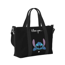 Load image into Gallery viewer, Custom Large SLilo And Stitch Cartoon Tote Bag Women Anime Shopping Shoulder Beach Gym Travel Bag