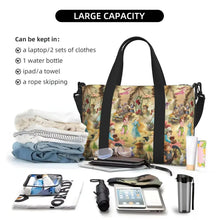 Load image into Gallery viewer, Custom Tinker Bell Stitch Wallpaper Tote Bag Women Large Capacity Beach Gym Travel Bags