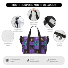 Load image into Gallery viewer, Custom Tinker Bell Stitch Wallpaper Tote Bag Women Large Capacity Beach Gym Travel Bags