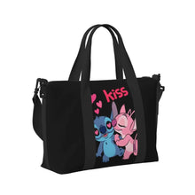Load image into Gallery viewer, Custom Large SLilo And Stitch Cartoon Tote Bag Women Anime Shopping Shoulder Beach Gym Travel Bag