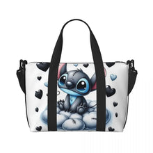 Load image into Gallery viewer, Custom Large SLilo And Stitch Cartoon Tote Bag Women Anime Shopping Shoulder Beach Gym Travel Bag
