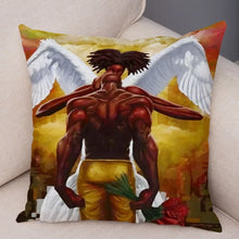 Load image into Gallery viewer, Pillowcase African men and women pillowcase decoration cartoon super dad cushion cover suitable for sofa car home