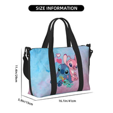Load image into Gallery viewer, Custom Large SLilo And Stitch Cartoon Tote Bag Women Anime Shopping Shoulder Beach Gym Travel Bag