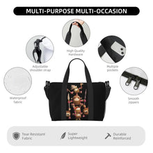 Load image into Gallery viewer, Custom Moana Tote Bag for Women Big Capacity Beach Gym Travel Bags