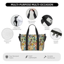 Load image into Gallery viewer, Custom Tinker Bell Stitch Wallpaper Tote Bag Women Large Capacity Beach Gym Travel Bags