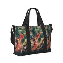 Load image into Gallery viewer, Custom Tinker Bell Stitch Wallpaper Tote Bag Women Large Capacity Beach Gym Travel Bags