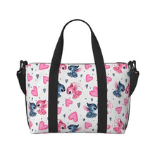 Load image into Gallery viewer, Custom Large SLilo And Stitch Cartoon Tote Bag Women Anime Shopping Shoulder Beach Gym Travel Bag