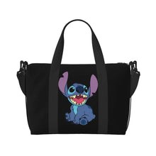 Load image into Gallery viewer, Custom Large SLilo And Stitch Cartoon Tote Bag Women Anime Shopping Shoulder Beach Gym Travel Bag