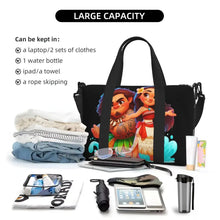 Load image into Gallery viewer, Custom Moana Tote Bag for Women Big Capacity Beach Gym Travel Bags