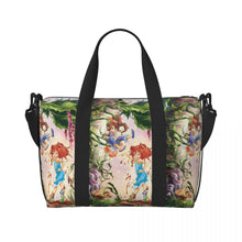 Load image into Gallery viewer, Custom Tinker Bell Stitch Wallpaper Tote Bag Women Large Capacity Beach Gym Travel Bags