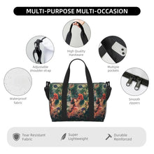 Load image into Gallery viewer, Custom Tinker Bell Stitch Wallpaper Tote Bag Women Large Capacity Beach Gym Travel Bags