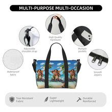 Load image into Gallery viewer, Custom Moana Tote Bag for Women Big Capacity Beach Gym Travel Bags