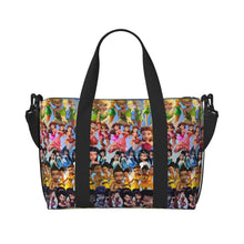 Load image into Gallery viewer, Custom Tinker Bell Stitch Wallpaper Tote Bag Women Large Capacity Beach Gym Travel Bags