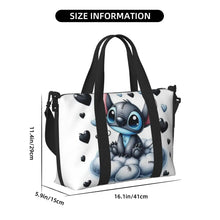Load image into Gallery viewer, Custom Large SLilo And Stitch Cartoon Tote Bag Women Anime Shopping Shoulder Beach Gym Travel Bag