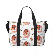 Load image into Gallery viewer, Custom Moana Tote Bag for Women Big Capacity Beach Gym Travel Bags