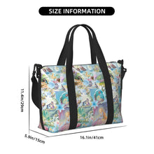 Load image into Gallery viewer, Custom Tinker Bell Stitch Wallpaper Tote Bag Women Large Capacity Beach Gym Travel Bags
