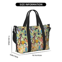 Load image into Gallery viewer, Custom Tinker Bell Stitch Wallpaper Tote Bag Women Large Capacity Beach Gym Travel Bags