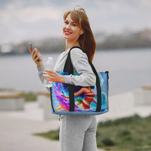 Load image into Gallery viewer, Custom Moana Tote Bag for Women Big Capacity Beach Gym Travel Bags