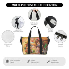 Load image into Gallery viewer, Custom Tinker Bell Stitch Wallpaper Tote Bag Women Large Capacity Beach Gym Travel Bags