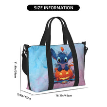 Load image into Gallery viewer, Custom Large SLilo And Stitch Cartoon Tote Bag Women Anime Shopping Shoulder Beach Gym Travel Bag