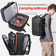 Load image into Gallery viewer, Travel business school expandable USB large capacity 17.3 laptop waterproof backpack