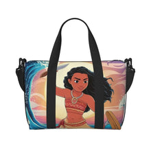 Load image into Gallery viewer, Custom Moana Tote Bag for Women Big Capacity Beach Gym Travel Bags