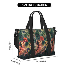 Load image into Gallery viewer, Custom Tinker Bell Stitch Wallpaper Tote Bag Women Large Capacity Beach Gym Travel Bags