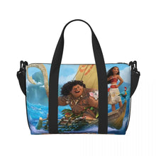 Load image into Gallery viewer, Custom Moana Tote Bag for Women Big Capacity Beach Gym Travel Bags