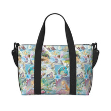 Load image into Gallery viewer, Custom Tinker Bell Stitch Wallpaper Tote Bag Women Large Capacity Beach Gym Travel Bags