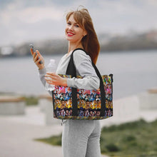 Load image into Gallery viewer, Custom Tinker Bell Stitch Wallpaper Tote Bag Women Large Capacity Beach Gym Travel Bags