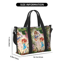 Load image into Gallery viewer, Custom Tinker Bell Stitch Wallpaper Tote Bag Women Large Capacity Beach Gym Travel Bags