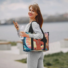 Load image into Gallery viewer, Custom Moana Tote Bag for Women Big Capacity Beach Gym Travel Bags