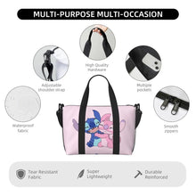 Load image into Gallery viewer, Custom Large SLilo And Stitch Cartoon Tote Bag Women Anime Shopping Shoulder Beach Gym Travel Bag