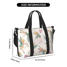 Load image into Gallery viewer, Custom Tinker Bell Stitch Wallpaper Tote Bag Women Large Capacity Beach Gym Travel Bags