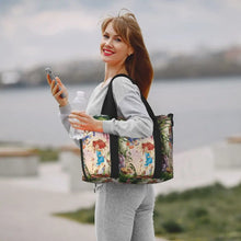 Load image into Gallery viewer, Custom Tinker Bell Stitch Wallpaper Tote Bag Women Large Capacity Beach Gym Travel Bags
