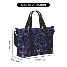 Load image into Gallery viewer, Custom Large SLilo And Stitch Cartoon Tote Bag Women Anime Shopping Shoulder Beach Gym Travel Bag